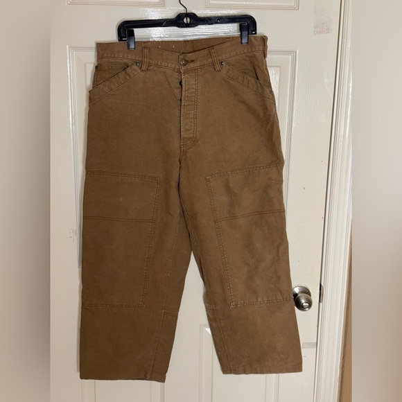 Polo Ralph Lauren Other - Vintage Polo Sport Pants Men's 34X26 Tan Carpenter Genuine Workwear Pockets​​